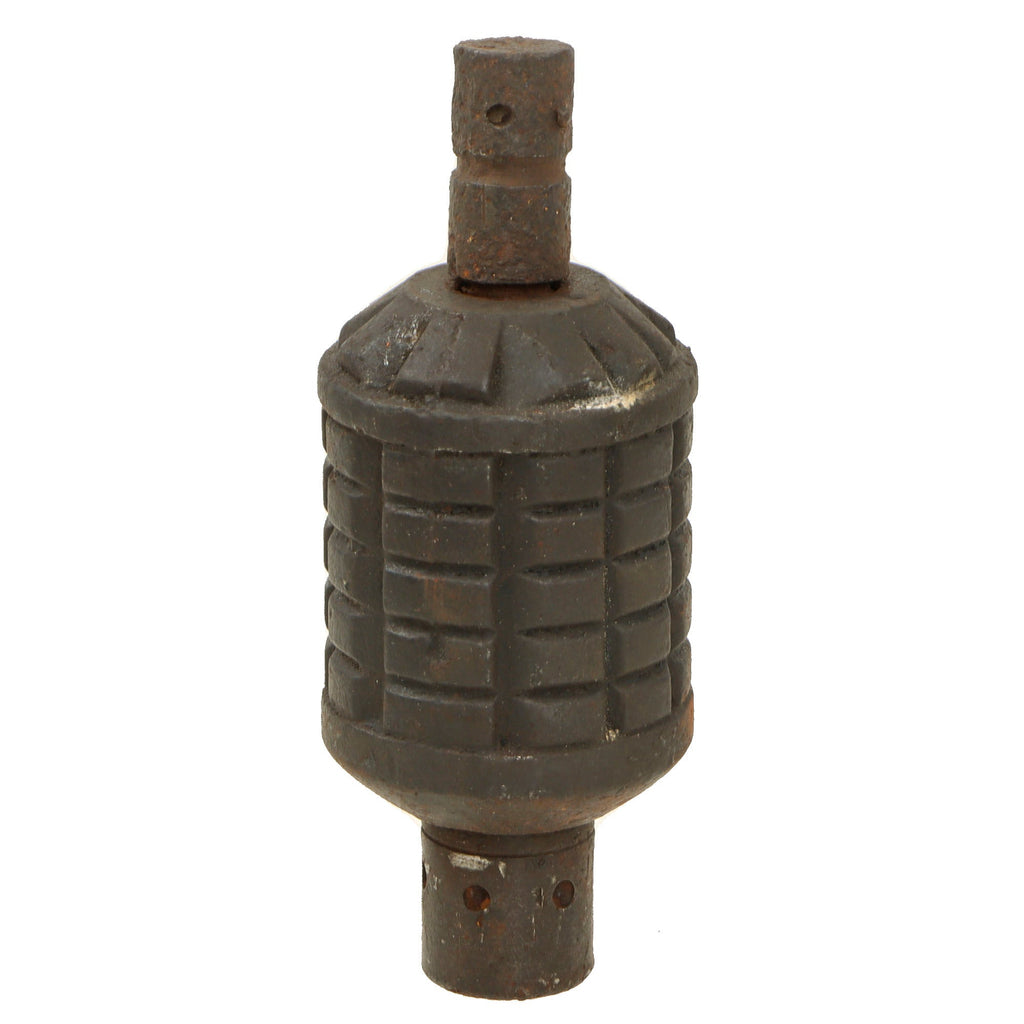 Original Imperial Japanese Inert Type 23 Fragmentation Grenade with Original Fuze Cover - Very Rare Original Items
