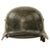 Original German WWII Heer Army M35 Double Decal Helmet with 1938 Dated 57cm Liner & Replaced Chinstrap - Stamped Q64 Original Items