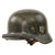 Original German WWII Heer Army M35 Double Decal Helmet with 1938 Dated 57cm Liner & Replaced Chinstrap - Stamped Q64 Original Items
