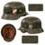 Original German WWII Heer Army M35 Double Decal Helmet with 1938 Dated 57cm Liner & Replaced Chinstrap - Stamped Q64 Original Items