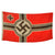 Original German WWII Kriegsmarine 100cm x 170cm Naval Battle Flag - Reichskriegsflagge Original Items