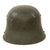 Original German WWII M16 Transitional Heer Army Single Decal Helmet with 59cm Liner & Chinstrap - Added Tricolor Shield - Stamped Si. 66 Original Items