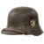 Original German WWII M18 Transitional Heer Army Double Decal Helmet with 58cm Liner and Chinstrap - Stamped ET66 Original Items