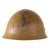Original Japanese WWII Type 90 Army Helmet with Complete Liner and Chinstrap by Kobe Steel - Kanji Inscriptions on Shell & Liner - Tetsubo Original Items