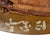 Original Japanese WWII Type 90 Army Helmet with Complete Liner and Chinstrap by Kobe Steel - Kanji Inscriptions on Shell & Liner - Tetsubo Original Items