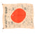 Original Japanese WWII Hand-Painted Silk Good Luck Flag with Lots of Signatures & Page of Translations - 27 ½ x 34 ½” Original Items