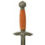 Original WWII German 2nd Model Luftwaffe Dagger with Scabbard - Unmarked Nickel Plated Blade Original Items