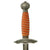 Original WWII German 2nd Model Luftwaffe Dagger with Scabbard - Unmarked Nickel Plated Blade Original Items