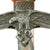 Original WWII German 2nd Model Luftwaffe Dagger with Scabbard - Unmarked Nickel Plated Blade Original Items
