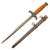 Original German WWII Heer Army Officer Dagger by W.K.C. Waffenfabrik of Solingen with Scabbard Original Items
