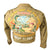 Original U.S. Post-WWII Okinawa “The Island That God Forgot” Painted Female M41 Jacket with Girls, Tiger, & Dragon - Clarence Betty, 8102nd Service Detachment - Dated 1949-1950 Original Items