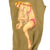Original U.S. Post-WWII Okinawa “The Island That God Forgot” Painted Female M41 Jacket with Girls, Tiger, & Dragon - Clarence Betty, 8102nd Service Detachment - Dated 1949-1950 Original Items