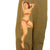 Original U.S. Post-WWII Okinawa “The Island That God Forgot” Painted Female M41 Jacket with Girls, Tiger, & Dragon - Clarence Betty, 8102nd Service Detachment - Dated 1949-1950 Original Items