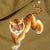 Original U.S. Post-WWII Okinawa “The Island That God Forgot” Painted Female M41 Jacket with Girls, Tiger, & Dragon - Clarence Betty, 8102nd Service Detachment - Dated 1949-1950 Original Items