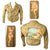 Original U.S. Post-WWII Okinawa “The Island That God Forgot” Painted Female M41 Jacket with Girls, Tiger, & Dragon - Clarence Betty, 8102nd Service Detachment - Dated 1949-1950 Original Items