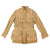 Original U.S. WWII Airborne Troop Carrier M1942 Paratrooper M42 Jump Jacket without Reinforcements with Flag Patch & Replaced Zipper and French-Made Pants with Garrison Cap Original Items