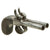 Original Victorian Era Belgian Double Barreled Percussion Pistol - Circa 1840 Original Items
