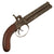 Original Victorian Era German Over and Under Double Barrel .43 Caliber Percussion Pocket Pistol, No. 29, Circa Mid-19th Century with Later German Proof Marks