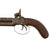 Original Victorian Era German Over and Under Double Barrel .43 Caliber Percussion Pocket Pistol, No. 29, Circa Mid-19th Century with Later German Proof Marks