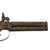 Original Victorian Era German Over and Under Double Barrel .43 Caliber Percussion Pocket Pistol, No. 29, Circa Mid-19th Century with Later German Proof Marks