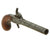 Original Belgian Percussion Boxlock Vest Pistol Serial 1259 with Turn Off Barrel and Fold Out Trigger - Circa 1845 Original Items