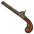 Original Belgian Percussion Boxlock Vest Pistol Serial 1259 with Turn Off Barrel and Fold Out Trigger - Circa 1845 Original Items