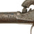 Original German Single Shot Percussion Pocket Pistol with Bag Grip, German Proof Marks and Matching Serial No. 154, Circa 1870