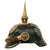 Original Imperial German WWI Prussian Infantry Officer Model 1897 Pickelhaube Spiked Helmet - Size 56 Original Items