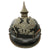 Original Imperial German WWI Prussian Unit-Marked EM/NCO Infantry M1915 Pickelhaube Spiked Helmet Depot-Dated 1918 with Reproduction Chinstrap Original Items