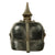 Original Imperial German WWI Prussian Unit-Marked EM/NCO Infantry M1915 Pickelhaube Spiked Helmet Depot-Dated 1918 with Reproduction Chinstrap Original Items
