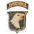 Original U.S. WWII 101st Airborne Division Type 4 Patch with Rocker Original Items