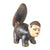 Original U.S. WWII American Anti-German Multi-piece Cast Iron “Der Phew-Ur” Skunk Caricature Original Items