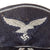 Original German WWII Luftwaffe Officer Schirmmütze Visor Cap with Embroidered Bullion Insignia in 55cm - Erel Marked 1944 Dated Sweatband Original Items