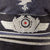 Original German WWII Luftwaffe Officer Schirmmütze Visor Cap with Embroidered Bullion Insignia in 55cm - Erel Marked 1944 Dated Sweatband Original Items