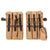 Original German WWII 1943 Dated Matched Pair of MP 40 Tropical Afrika Korps Magazine Pouches by Ernst Melzig