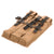 Original German WWII 1943 Dated Matched Pair of MP 40 Tropical Afrika Korps Magazine Pouches by Ernst Melzig