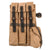 Original German WWII 1943 Dated Matched Pair of MP 40 Tropical Afrika Korps Magazine Pouches by Ernst Melzig