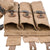 Original German WWII 1943 Dated Matched Pair of MP 40 Tropical Afrika Korps Magazine Pouches by Ernst Melzig