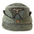 Original German WWII Waffen-SS Officer Field Gray M43 Field Cap with Removed Totenkopf Skull Insignia, Size 57cm Original Items