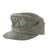 Original German WWII Waffen-SS Officer Field Gray M43 Field Cap with Removed Totenkopf Skull Insignia, Size 57cm Original Items