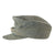 Original German WWII Waffen-SS Officer Field Gray M43 Field Cap with Removed Totenkopf Skull Insignia, Size 57cm Original Items