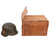 Original German WWII Heer M40 Steel Helmet in Named USGI Bring Back Box with 1943 Dated 58cm Liner and Chinstrap, Stamped Q66