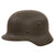 Original German WWII Heer M40 Steel Helmet in Named USGI Bring Back Box with 1943 Dated 58cm Liner and Chinstrap, Stamped Q66