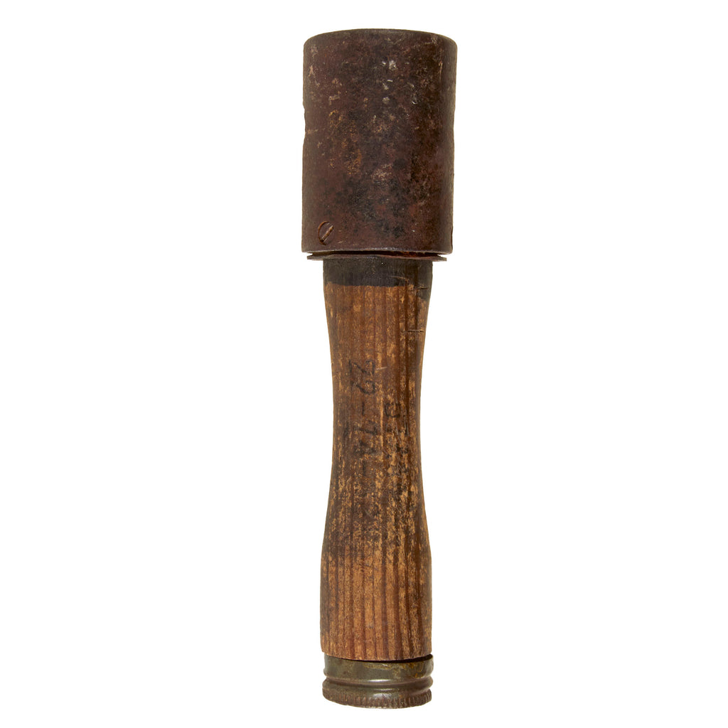 Original Vietnam War NVA / VC North Vietnamese Used ChiCom Type 67 Stick Grenade with Bottom Plug & Pull String - Inert Original Items