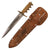 Original U.S. WWII Theater-Made Fighting Knife with German SA Dagger Blade by Rare Maker Carl Heidelberg & 1918 Mark I Trench Knife Handle in Custom Sheath Original Items