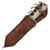 Original U.S. WWII Aluminum Handle Knuckle Knife with M1918 Style Handle & Intricate Custom Sheath Original Items