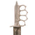 Original U.S. WWII Aluminum Handle Knuckle Knife with M1918 Style Handle & Intricate Custom Sheath Original Items