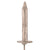 Original U.S. WWII Aluminum Handle Knuckle Knife with M1918 Style Handle & Intricate Custom Sheath Original Items