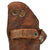 Original U.S. WWII Aluminum Handle Knuckle Knife with M1918 Style Handle & Intricate Custom Sheath Original Items