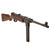 Original German WWII MP41 Non-Firing Display Submachine Gun by C.G. Haenel, Serial No. 17828, with MP38/40 Magazine Original Items